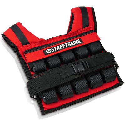Gewichtsvest 20KG Rood – Inclusief Gewichten | StreetGains®