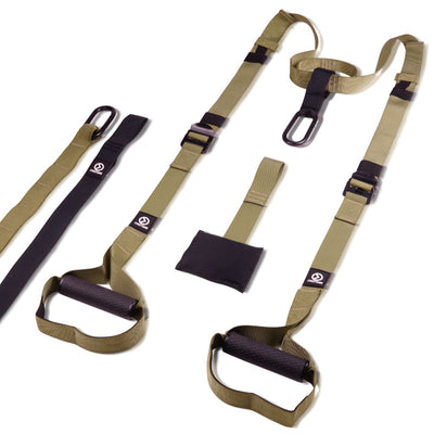 Suspension Trainer PRO Vert armée | StreetGains®