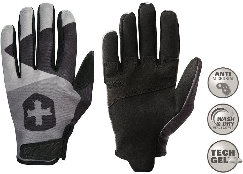 Men's Shield Protect Fitness-Handschuhe – Schwarz/Grau | Harbinger®
