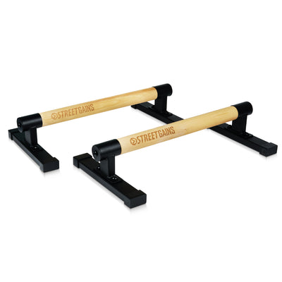 Holz-Parallettes – niedrig | StreetGains®