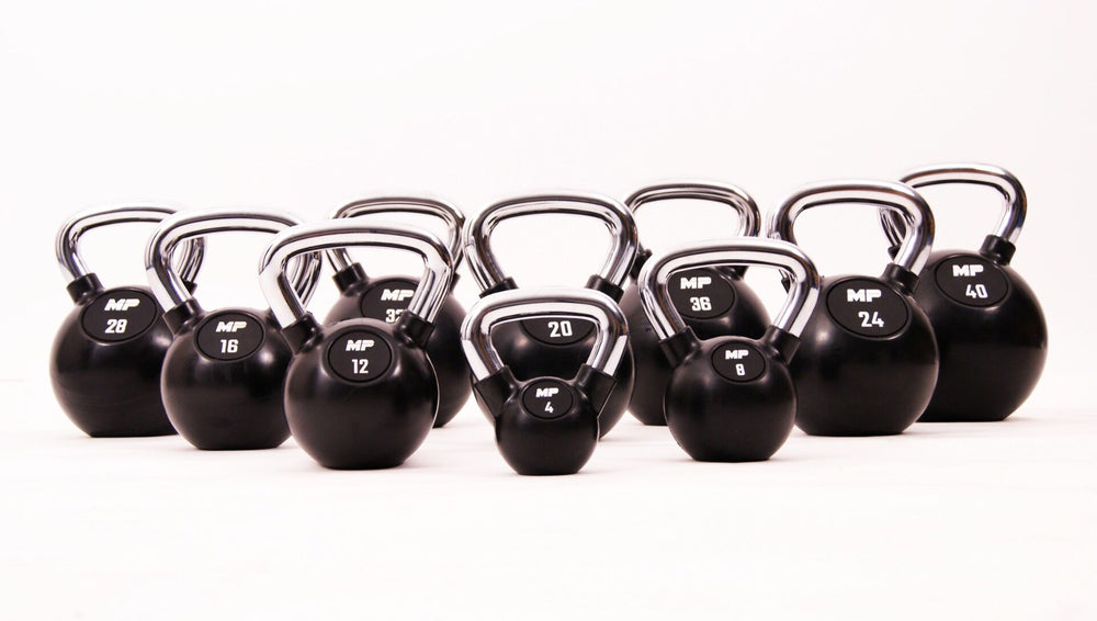 Kettlebell Chrome / Rubber | Muscle Power®