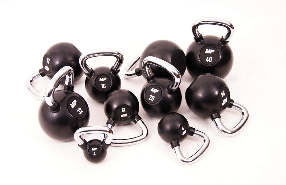 Kettlebell Chrome / Rubber | Muscle Power®