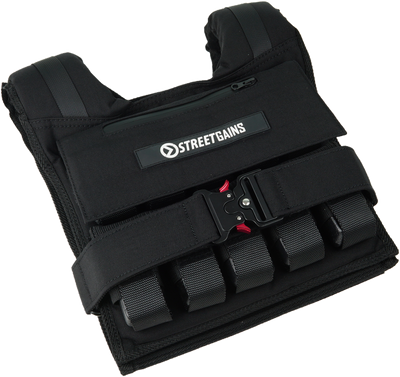 Gewichtsvest 20KG Zwart PRO | StreetGains®
