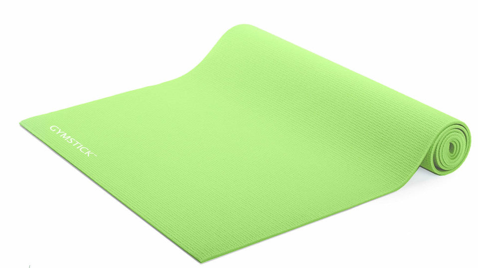 Tapis de yoga fitness citron vert 4 mm | Gymstick®
