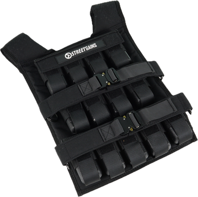 Gewichtsvest 40KG Zwart – Inclusief Gewichten | StreetGains®